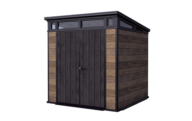 Signature Shed 7x7ft - Walnut Brown